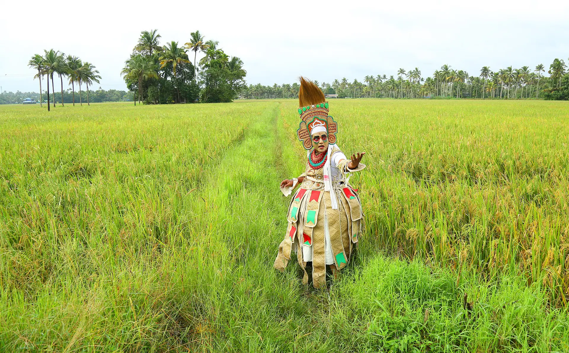 கேரளாவில் களைகட்டும் விவசாயிகளின் ’கடம்பன் மூத்தன்’ கலைப் பயணம்!
