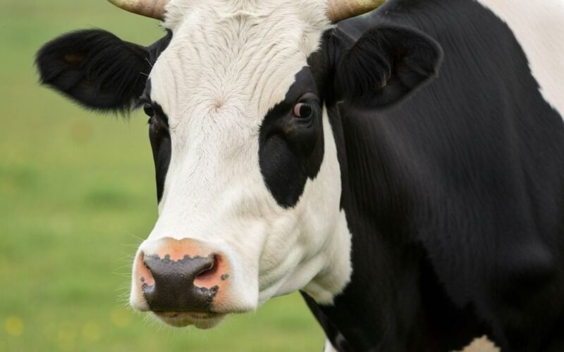 பால் தந்தால் தான் தரமான தீவனம் தருவீர்களா? healthy cow on farm close up https://pachaiboomi.net/4795606-2/